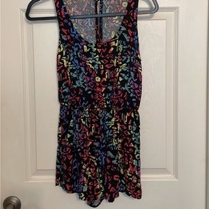 Multicolored. Size small romper